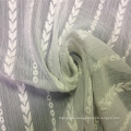 Eyelet Embroidered Chiffon Fabric for Wedding Dress